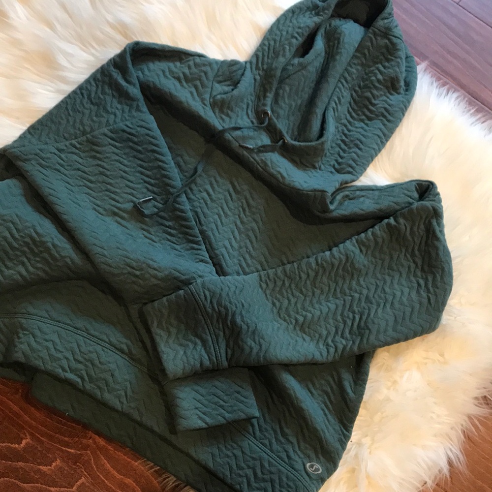 Stylish green hoodie